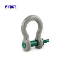 hot dip galvanized drop forged G209 lifting marine screw pin bow shackle